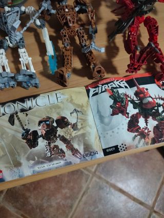 Lote Lego Bionicle Figuras
