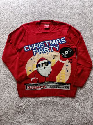 Jersey Navideño DJ Santa Lefties Talla L