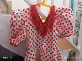Traje de flamenca niña lunares