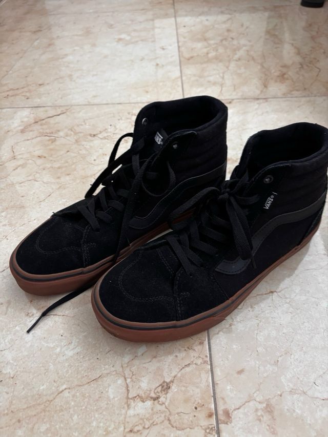Vans Sk8-Hi Old Skool Zapatillas Negras Marrones