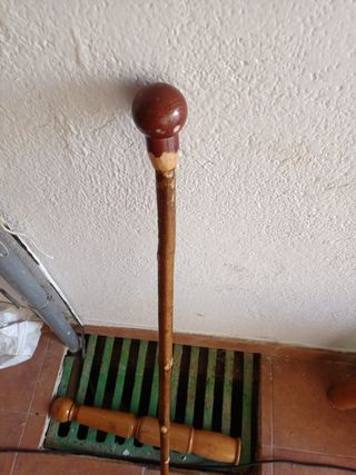 Baston de madera con pomo