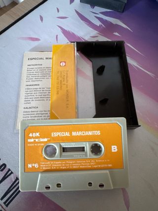 Juego Spectrum Especial Marcianitos Monser