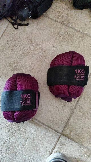 Tobilleras y Lastres 1kg (Par)