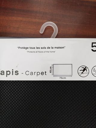 Alfombra 5five Negra 45x75cm