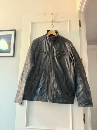 Chaqueta de cuero hombre