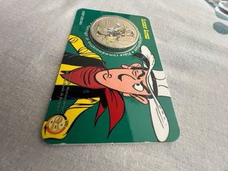 5€ Coincard Lucky Luke Oficial Bélgica 2024