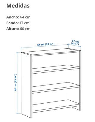 Estantería escritorio IKEA