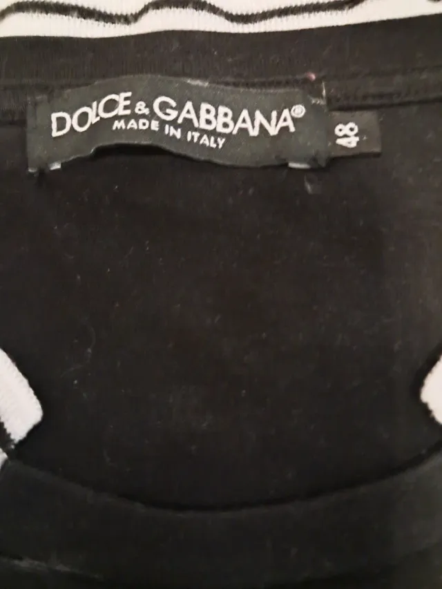 Camiseta Dolce & Gabbana Negra T.48