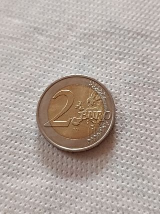 Moneta 2 euro commemorativa Rugby Francia 2023