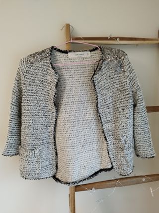 Chaqueta Zara lentejuelas S