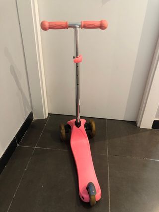 Patín Globber 3 Ruedas Infantil Rosa