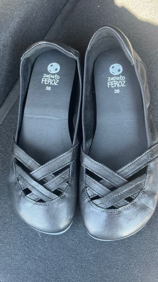 Zapato Feroz manoletinas barefoot talla 38