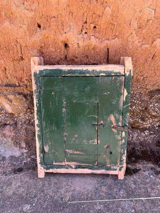 Ventana madera vintage rústica