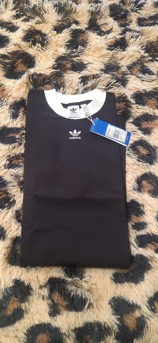 Vestido Adidas Negro Talla XXS-32 (talla grande)