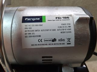 Compresor Aerografo Fengda FD186 220V