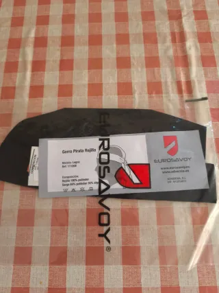 Gorro Pirata Rejilla EUROSAVOY Negro