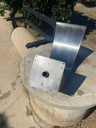 Cascada para piscina de metal