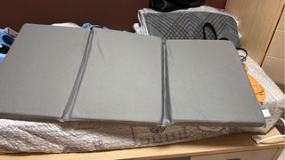 Colchón Cuna Viaje Plegable Gris