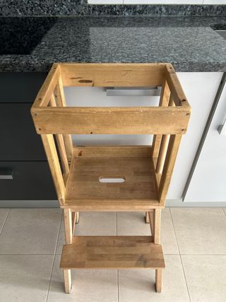 Trona alzador Ikea adaptada para niños