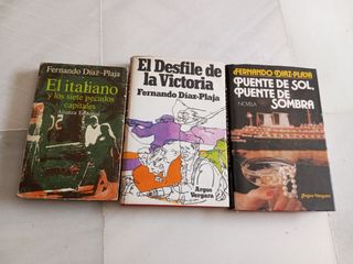 Lote 3 libros Fernando Díaz plaja