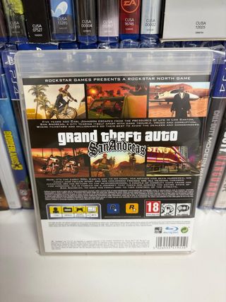 Grand Theft Auto San Andreas GTA PS3