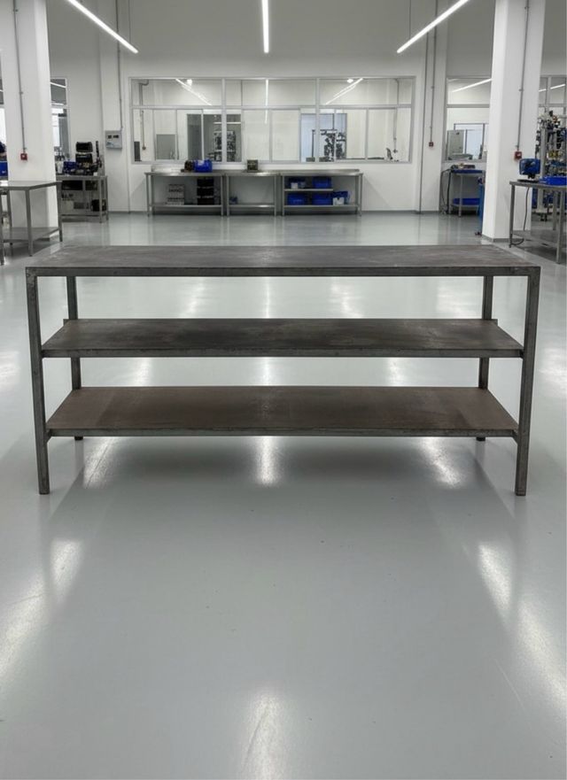 Banco (mesa) de trabajo de acero