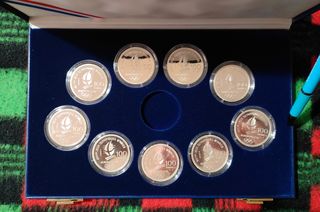 Monedas Plata Francia Albertville 1992