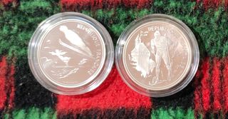Monedas Plata Francia Albertville 1992
