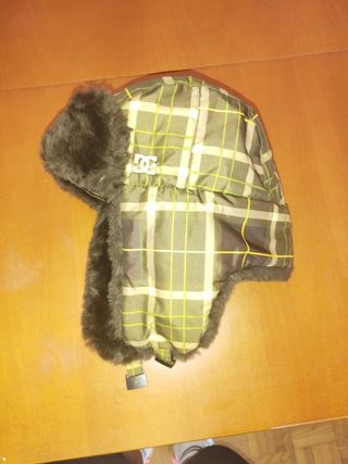 Gorro DC Shoes invierno cuadros