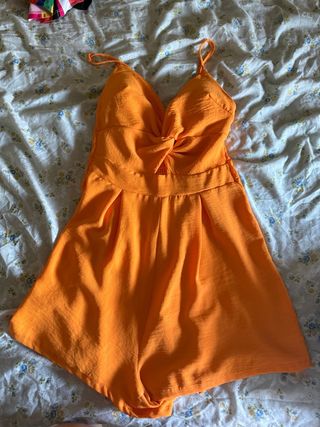 Mono corto naranja verano