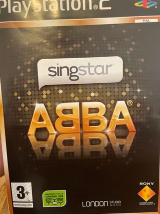 SingStar ABBA PS2 (Solo Carátula)
