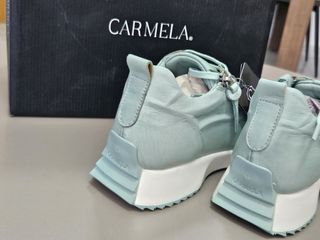 Zapatillas Carmela de piel mujer Verde Talla 39