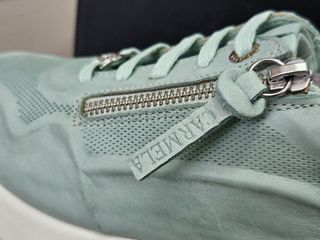 Zapatillas Carmela de piel mujer Verde Talla 39
