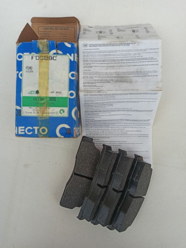 Pastillas Freno Necto WVA20422 Ford Fiesta