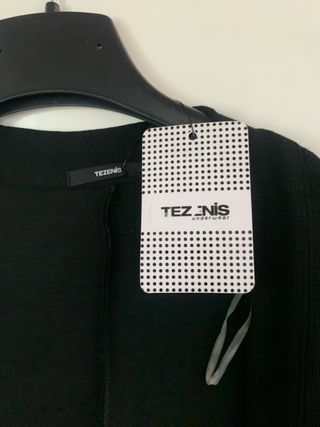 Cardigan lungo Tezenis nero taglia mL