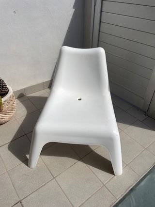 Sillones de terraza blancos Ikea
