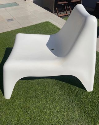 Sillones de terraza blancos Ikea
