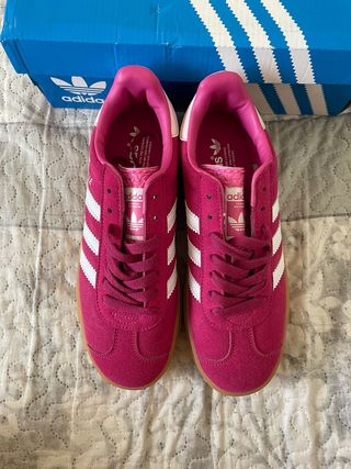 Adidas Gazelle Plataforma Rosa