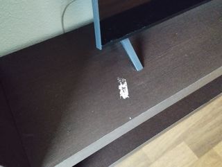 Mueble de salón modular madera y cristal