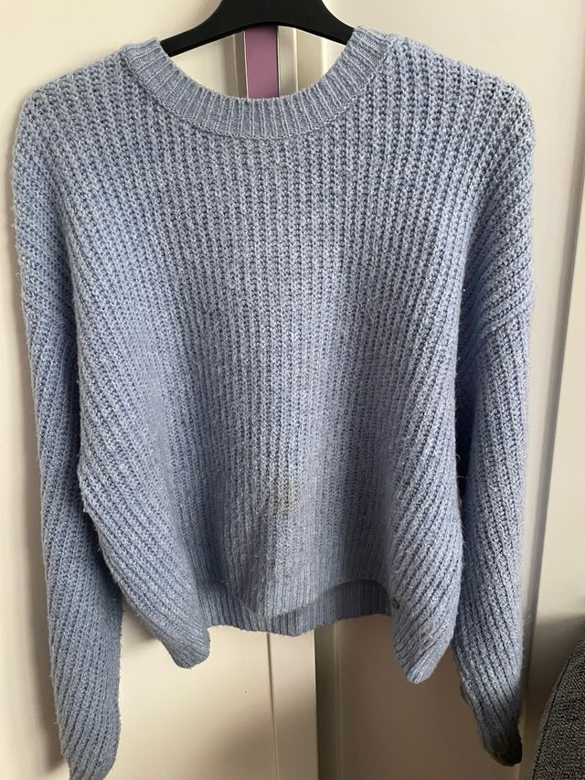 Jersey Pull&Bear azul tejido