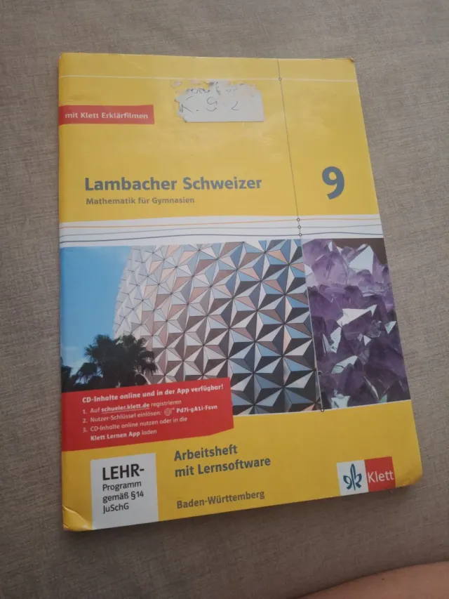 Lambacher Schweizer Mathematik 9. Arbeitsheft p...