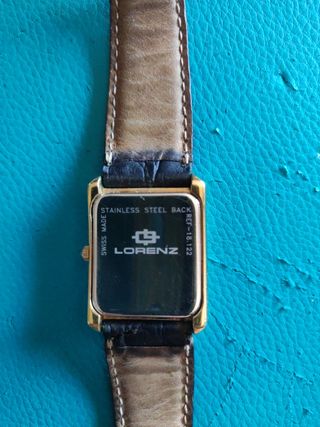 Orologio Lorenz Rettangolare Oro Nero