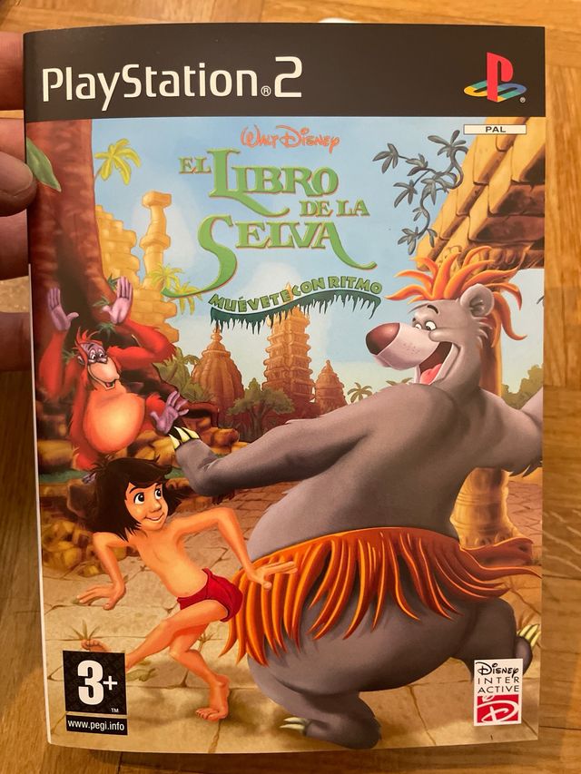 El Libro de la Selva PS2 (Solo Carátula) 