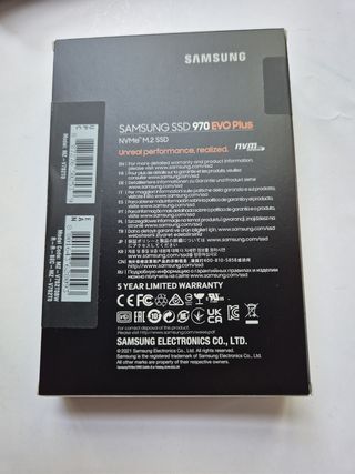 (¡PRECINTADO!) SSD Samsung 970 EVO Plus 2TB NVMe