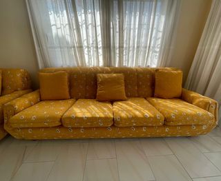 Juego de sillones estampado floral