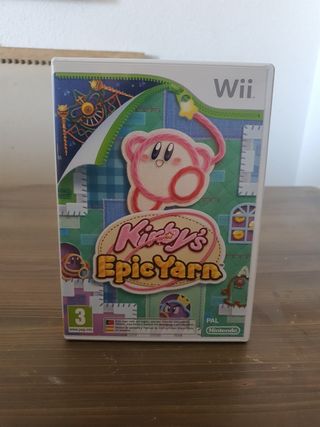 Kirby's Epic Yarn Wii en español