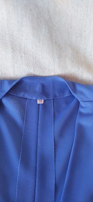 Vestido de fiesta azul talla 50