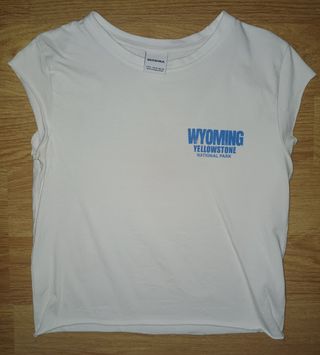 Camiseta Bershka Wyoming Yellowstone M