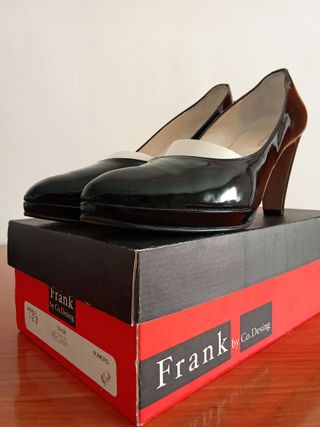 Tacones charol Negro Frank by Co.Design Talla 42