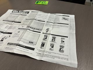 Gun Smoke Nintendo NES manual españolizado 